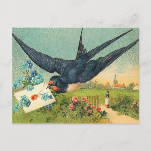 Carte postale vintage de Valentine (Devant)