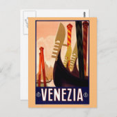 Carte postale vintage de Venezia (Devant / Derrière)