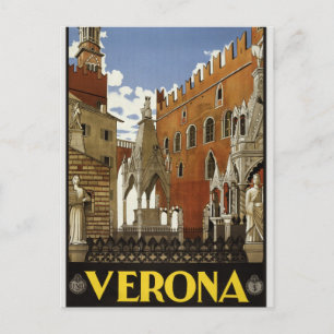 Carte postale vintage de Vérone