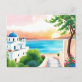 Carte postale vintage de voyage en Grèce (Devant)