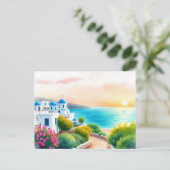 Carte postale vintage de voyage en Grèce (Debout devant)