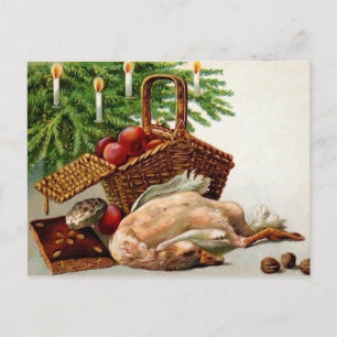Carte postale vintage Dead Duck Christmas