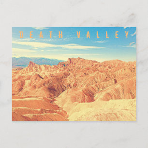 Carte Postale Vintage Death Valley California Desert Travel