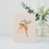 Carte Postale Vintage Deer (Debout devant)