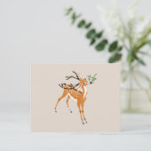 Carte Postale Vintage Deer (Debout devant)