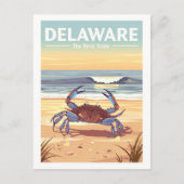 Carte Postale Vintage Delaware (Devant)
