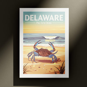 Carte Postale Vintage Delaware