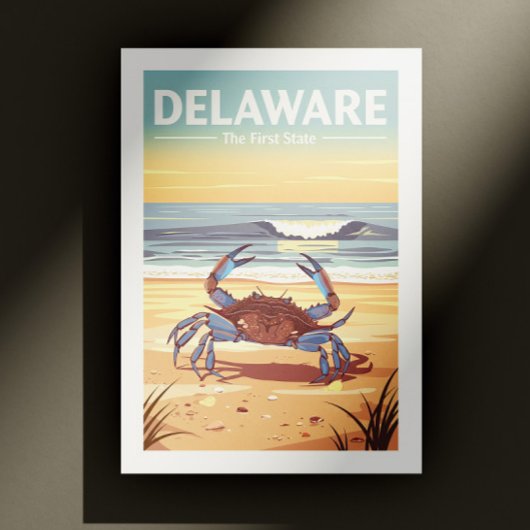 Carte Postale Vintage Delaware