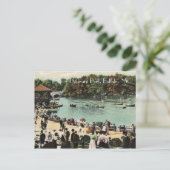 Carte postale vintage Delaware Park (Debout devant)