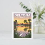 Carte Postale Vintage Deltona Floride (Debout devant)