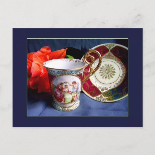 Carte Postale Vintage Demitasse (Devant)