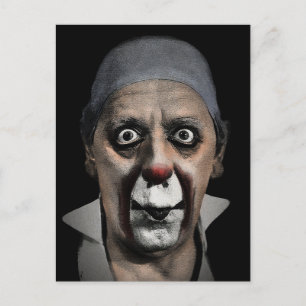 Carte Postale Vintage Déplaisant Grock le visage clown