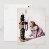 Carte postale Vintage déplaisante Krampus (Devant / Derrière)