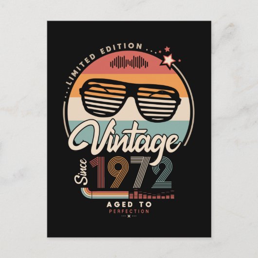 Carte Postale Vintage depuis 1972 (Devant)