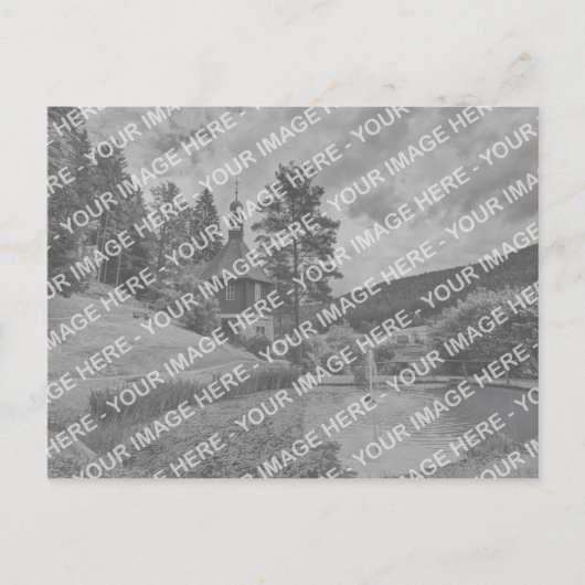 Carte postale vintage - Design "C" (Devant)