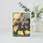 Carte postale vintage d'Halloween (Debout devant)