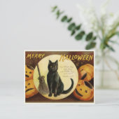 Carte postale vintage d'Halloween (Debout devant)