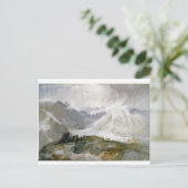 Carte postale vintage d'illustration de montagne (Debout devant)