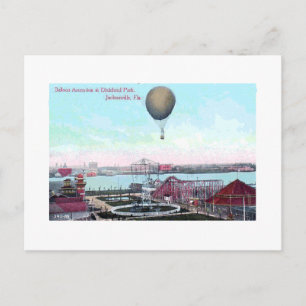 Carte postale vintage Dixieland Park Jacksonville 