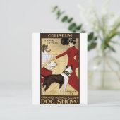 Carte postale vintage Dog Show Chicago (Debout devant)