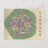Carte postale vintage Doily (Devant)