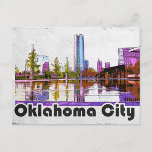 Carte postale Vintage d'Oklahoma City