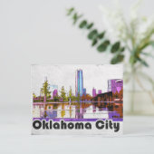 Carte postale Vintage d'Oklahoma City (Debout devant)