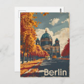 Carte postale Vintage Dome Berlin (Devant / Derrière)