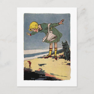 Carte Postale Vintage Dorothy et Toto