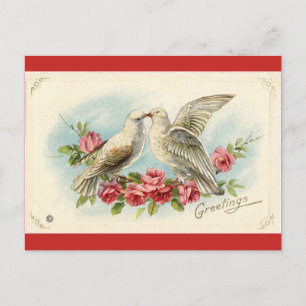 Carte Postale Vintage Doses Valentine