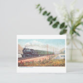 Carte postale vintage du 20e siècle limitée (Debout devant)