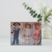 Carte postale vintage du 4 juillet (Debout devant)