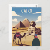 Carte Postale Vintage du Caire (Devant / Derrière)