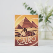 Carte Postale Vintage du Caire (Debout devant)