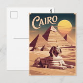 Carte Postale Vintage du Caire (Devant / Derrière)