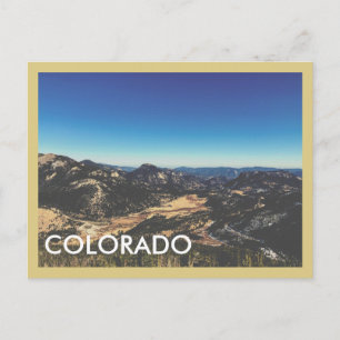 Carte postale vintage du Colorado