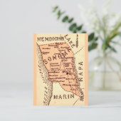 Carte postale vintage du comté de Sonom (Debout devant)