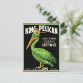 Carte postale vintage du Étiquette Crate (Debout devant)