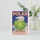 Carte postale vintage du Étiquette Crate (Debout devant)