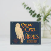 Carte postale vintage du Étiquette Crate (Debout devant)