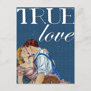 Carte postale vintage du jour des valentines