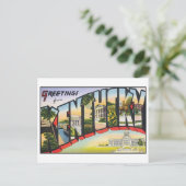 Carte postale vintage du Kentucky (Debout devant)