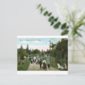 Carte postale Vintage du Manito Park Spokane (Debout devant)