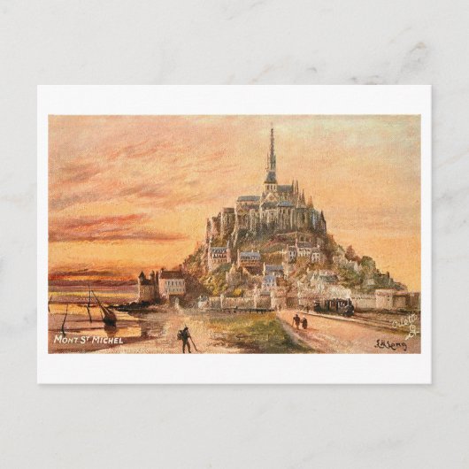 Carte postale Vintage du Mont Saint-Michel (Devant)
