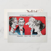 Carte postale vintage du Nosy Club (Devant / Derrière)