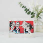 Carte postale vintage du Nosy Club (Debout devant)