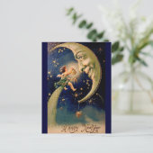 Carte postale vintage du Nouvel An (Debout devant)