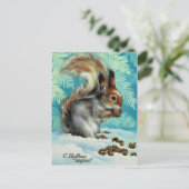 Carte postale vintage du Nouvel An soviétique/Noël (Debout devant)