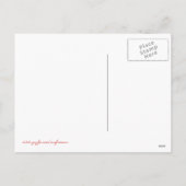 Carte postale vintage du Père Noël (Dos)