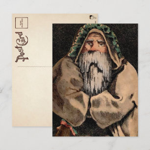 Carte postale vintage du roi de l'hiver